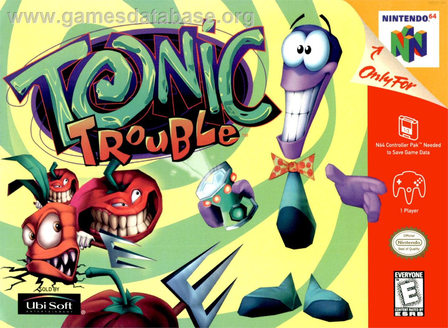 Tonic Trouble - Nintendo N64 - Artwork - Box