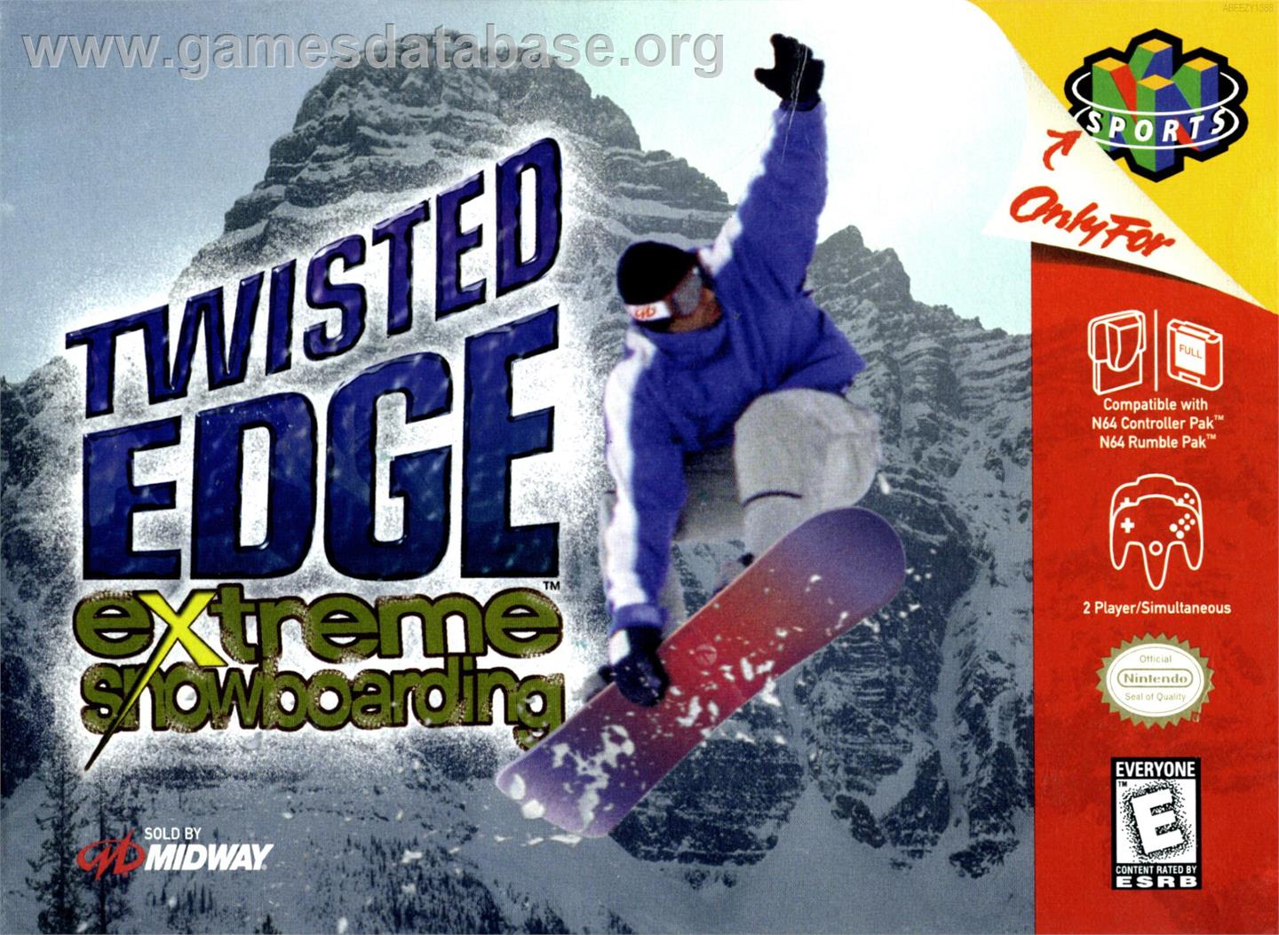 Twisted Edge - Extreme Snowboarding - Nintendo N64 - Artwork - Box