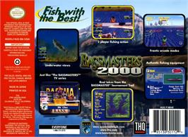 Box back cover for Bassmasters 2000 on the Nintendo N64.