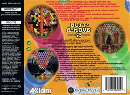 Box back cover for Bust a Move 2 on the Nintendo N64.