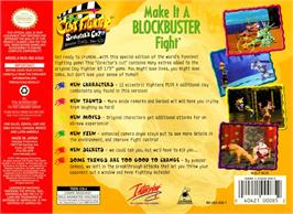 Box back cover for Clay Fighter: Sculptor's Cut on the Nintendo N64.