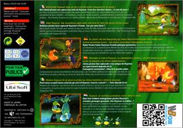 Box back cover for Rayman 2: The Great Escape on the Nintendo N64.