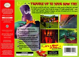 Box back cover for Tonic Trouble on the Nintendo N64.