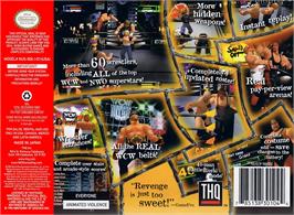 Box back cover for Wcw-nwo Revenge on the Nintendo N64.