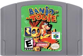 Cartridge artwork for Banjo-tooie on the Nintendo N64.