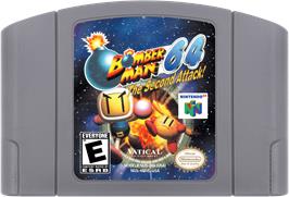 Cartridge artwork for Bomberman 64 - The Second Attack! on the Nintendo N64.