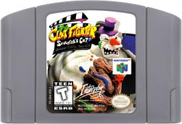 Cartridge artwork for Clay Fighter - Sculptor's Cut on the Nintendo N64.