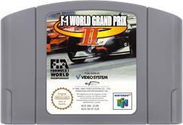 Cartridge artwork for F-1 World Grand Prix 2 on the Nintendo N64.
