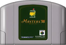 Cartridge artwork for Harukanaru Augusta - Masters '98 on the Nintendo N64.