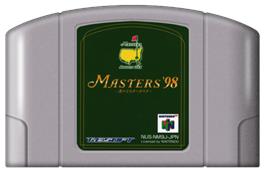 Cartridge artwork for Masters '98: Haruka Naru Augusta on the Nintendo N64.