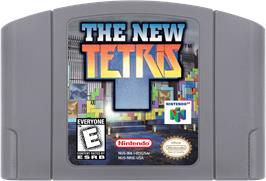 Cartridge artwork for New Tetris on the Nintendo N64.