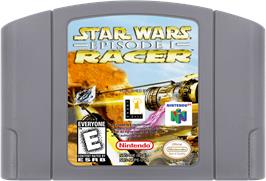 Cartridge artwork for Star Wars: Episode I - Racer on the Nintendo N64.