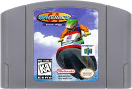 Cartridge artwork for Wave Race 64: Shindou Edition on the Nintendo N64.