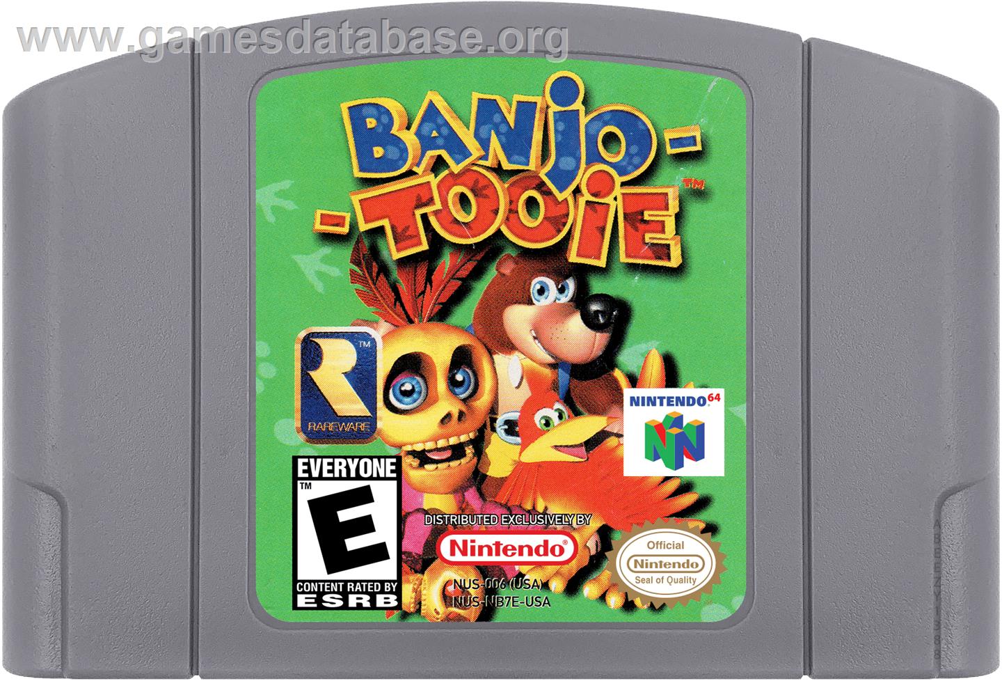 Banjo-tooie - Nintendo N64 - Artwork - Cartridge