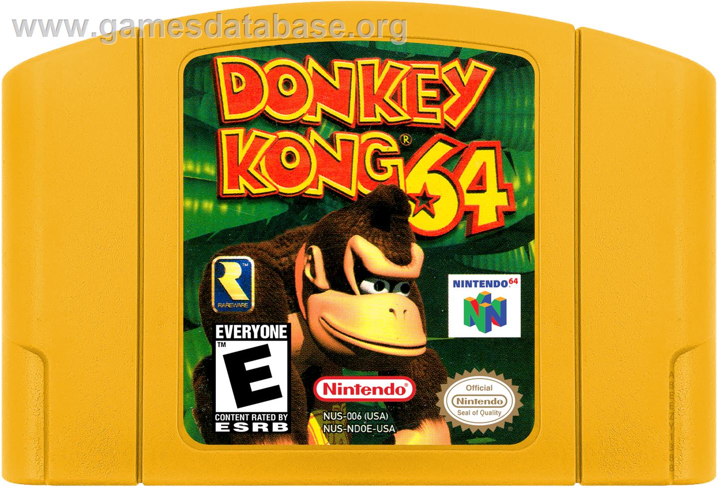 Donkey Kong 64 - Nintendo N64 - Artwork - Cartridge