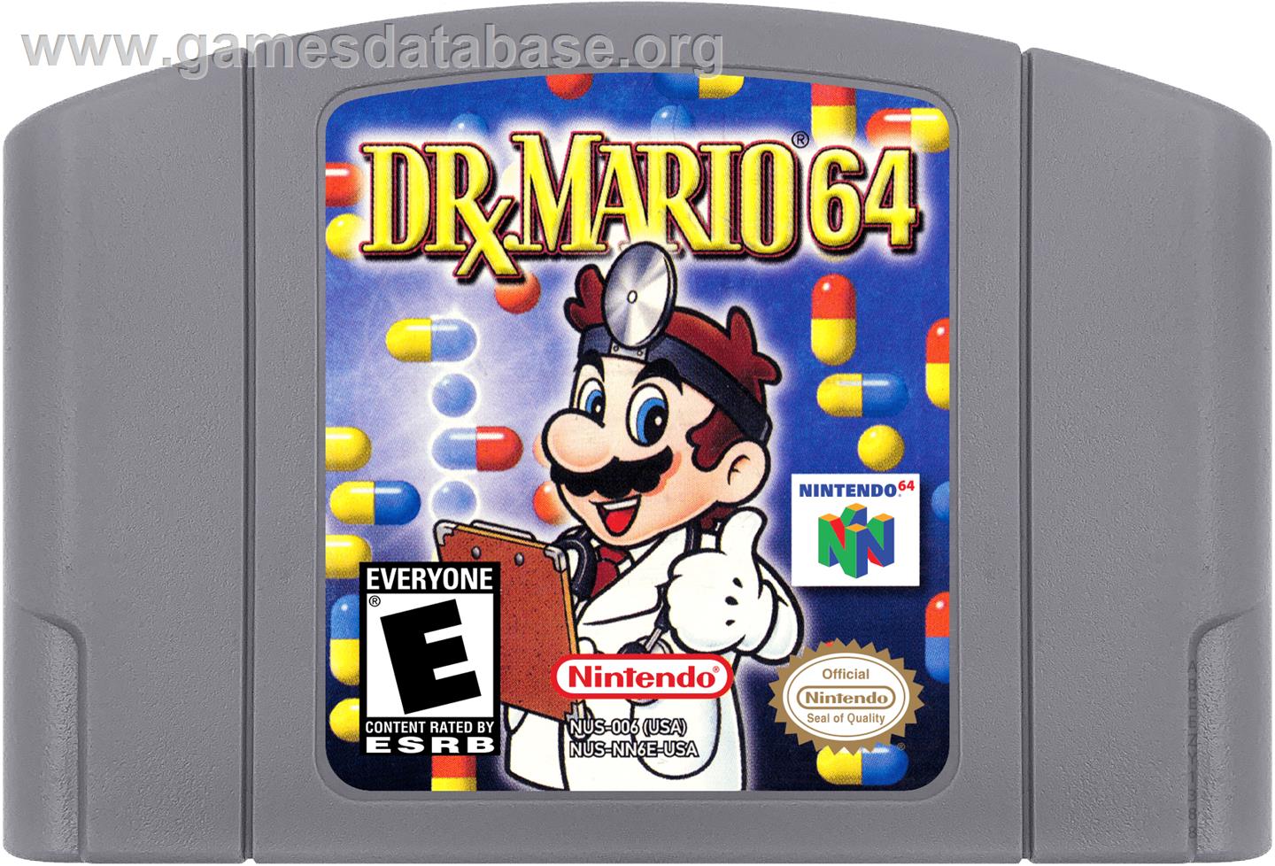 Dr. Mario 64 - Nintendo N64 - Artwork - Cartridge