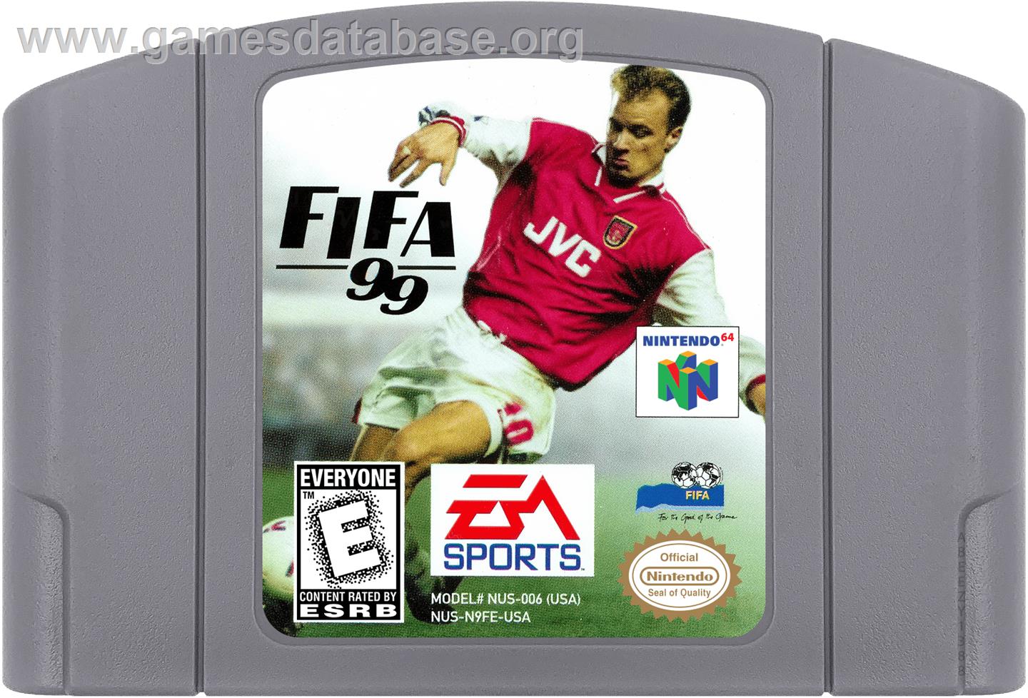 Fifa 99 - Nintendo N64 - Artwork - Cartridge