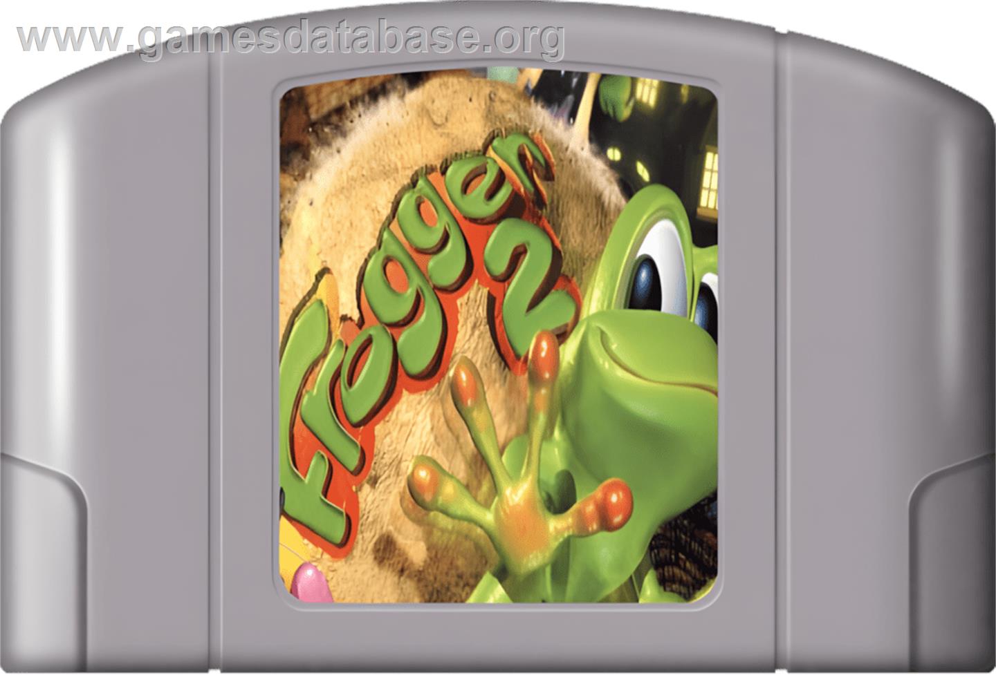 Frogger 2 - Swampy's Revenge - Nintendo N64 - Artwork - Cartridge
