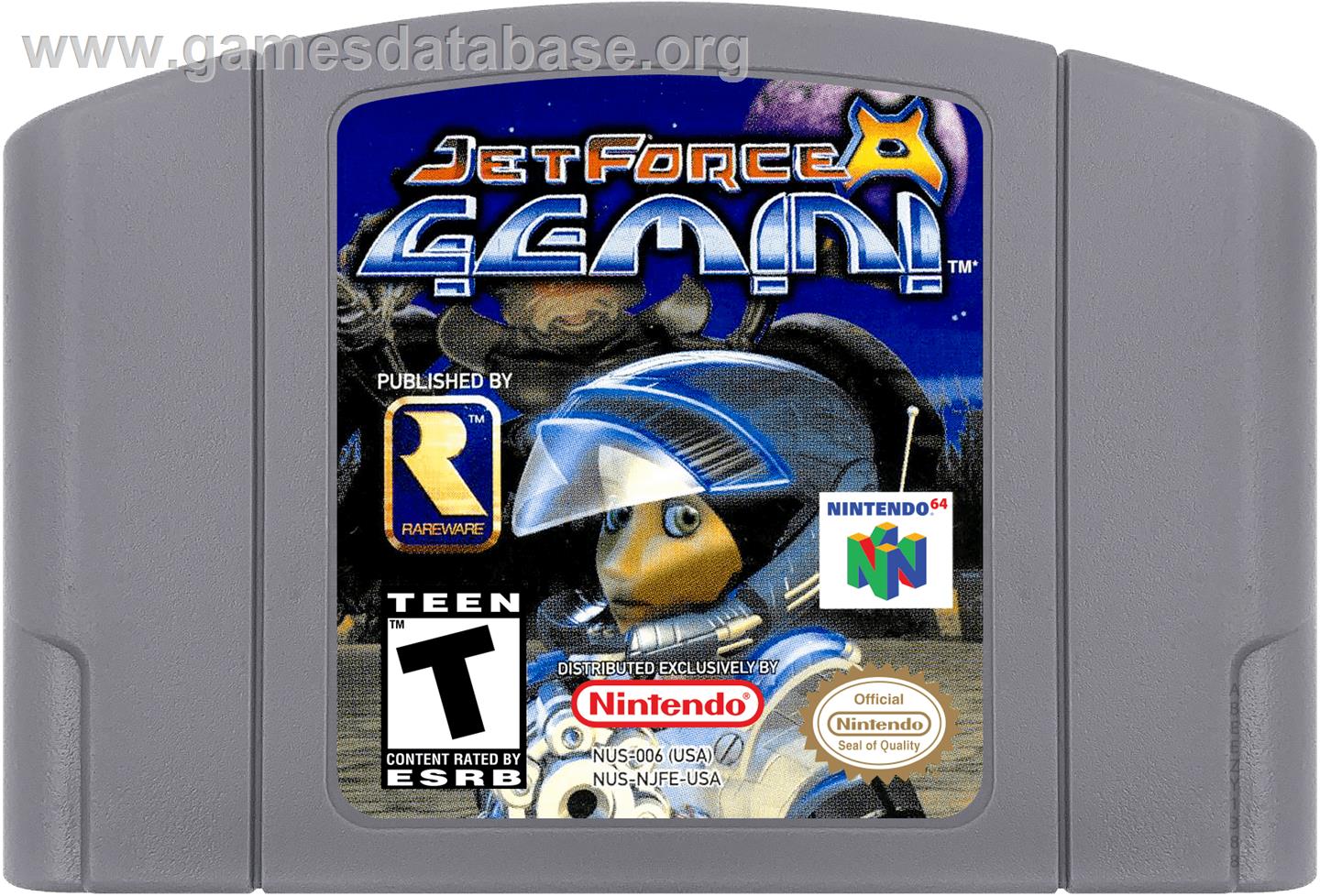 Jet Force Gemini - Nintendo N64 - Artwork - Cartridge