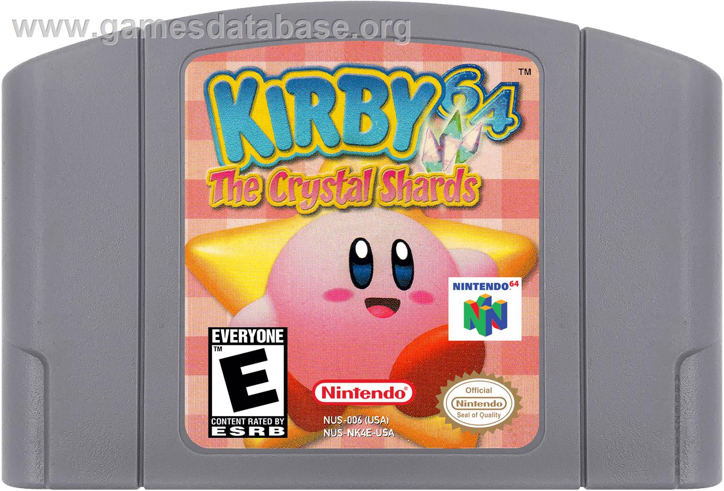 Kirby 64: The Crystal Shards - Nintendo N64 - Artwork - Cartridge