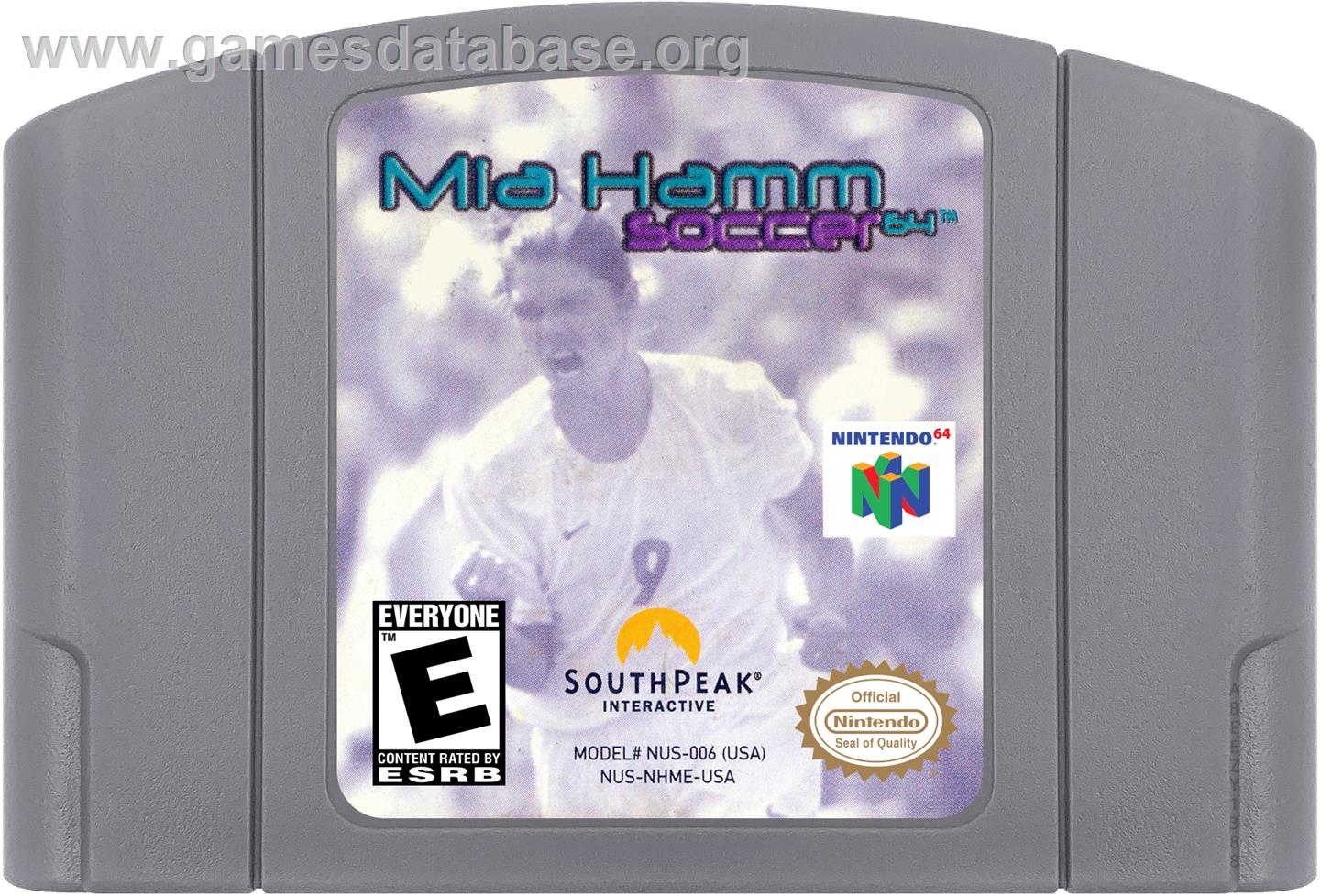 Michael Owen's World League Soccer 2000 - Nintendo N64 - Artwork - Cartridge