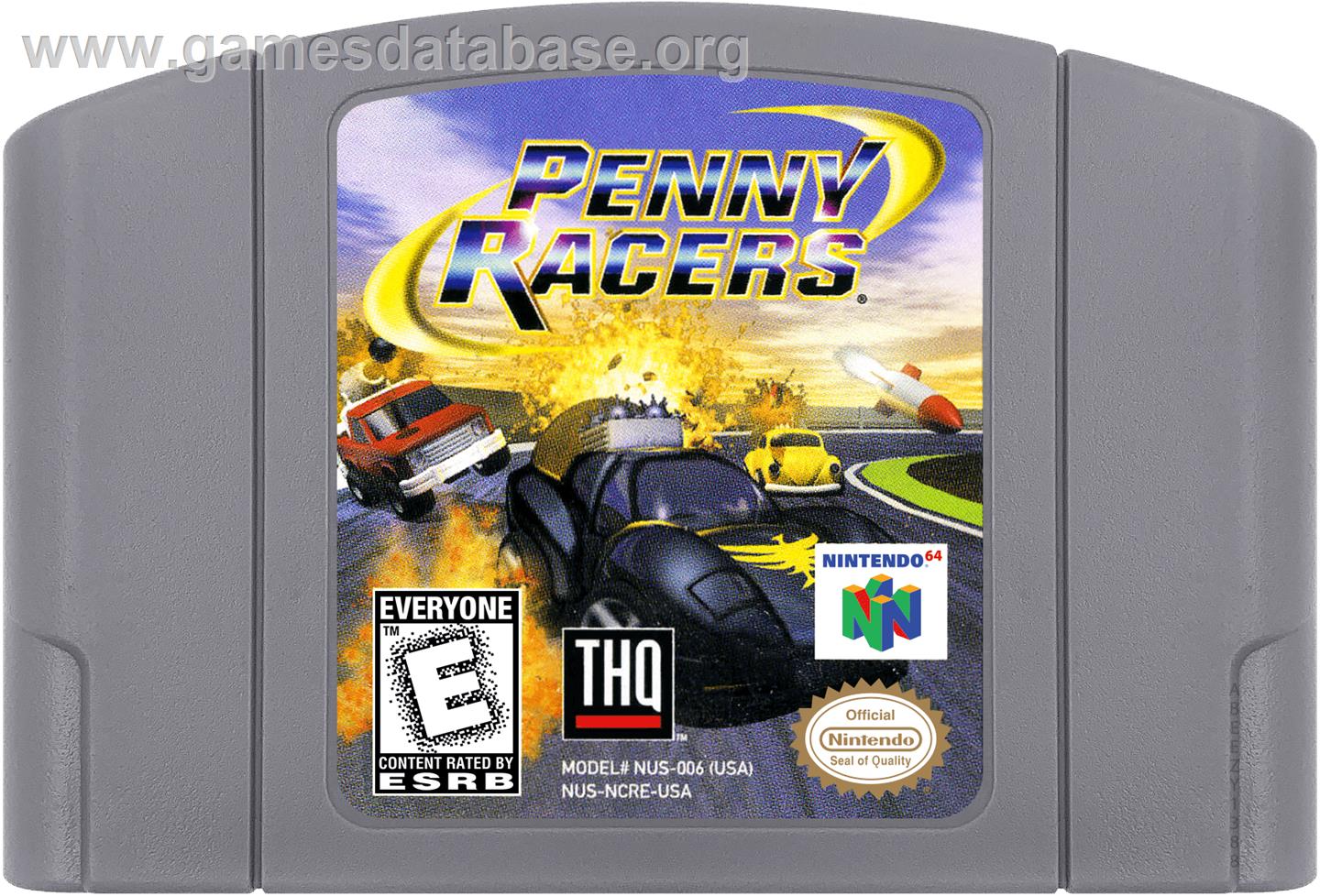 Penny Racers - Nintendo N64 - Artwork - Cartridge