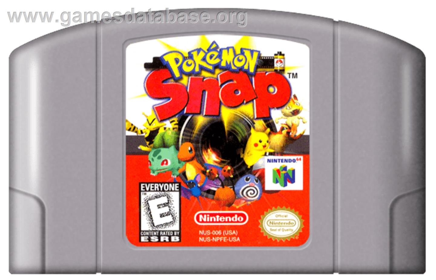 Pokemon Snap - Nintendo N64 - Artwork - Cartridge