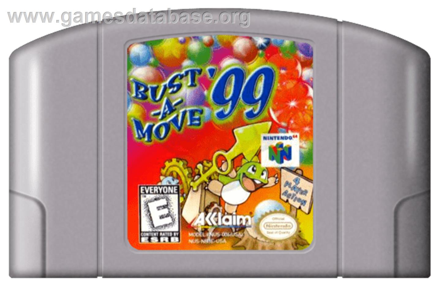 Puzzle Bobble 64 - Nintendo N64 - Artwork - Cartridge