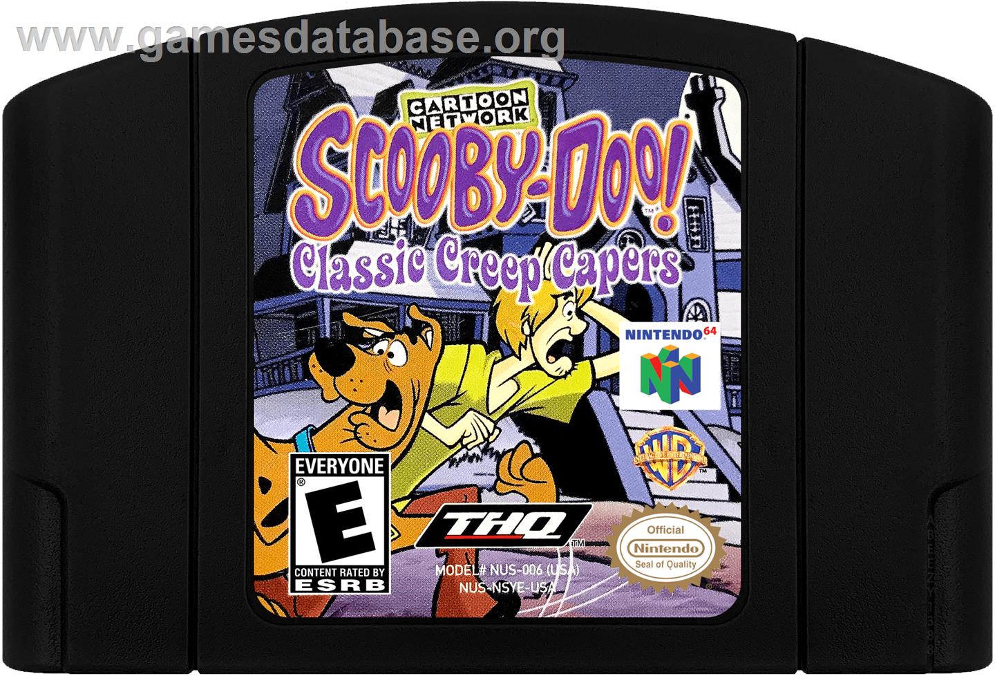 Scooby Doo! Classic Creep Capers - Nintendo N64 - Artwork - Cartridge
