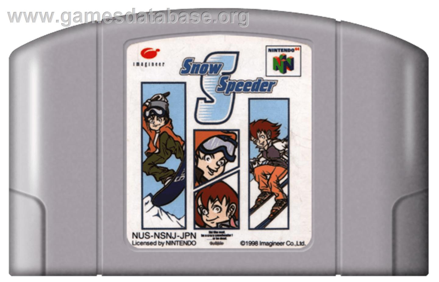 Snow Speeder - Nintendo N64 - Artwork - Cartridge