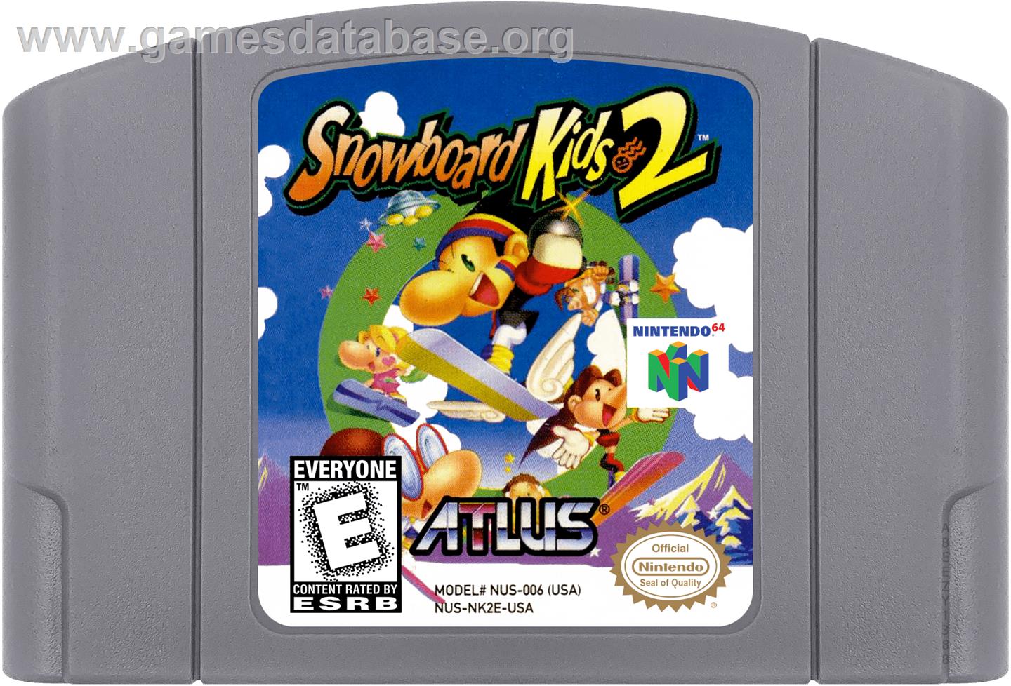 Snowboard Kids 2 - Nintendo N64 - Artwork - Cartridge