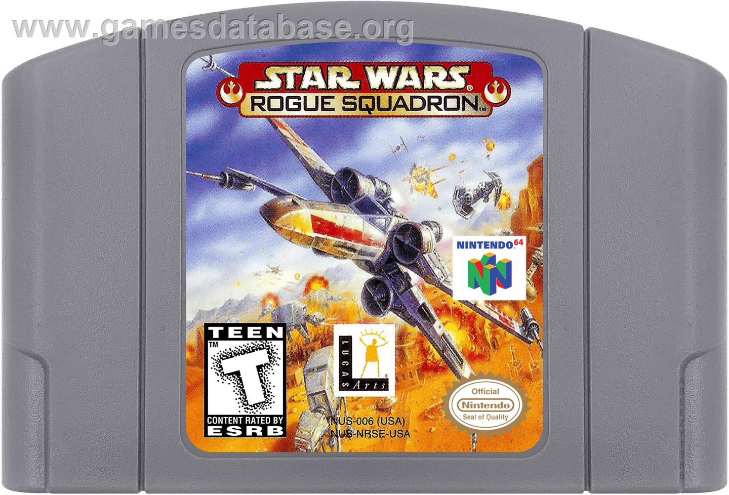 Star Wars - Rogue Squadron - Nintendo N64 - Artwork - Cartridge
