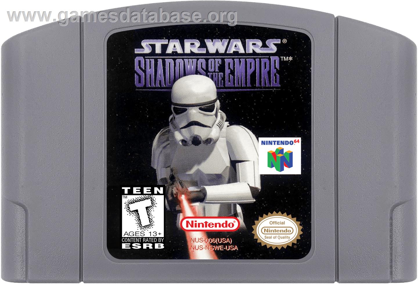 Star Wars - Shadows Of The Empire - Nintendo N64 - Artwork - Cartridge