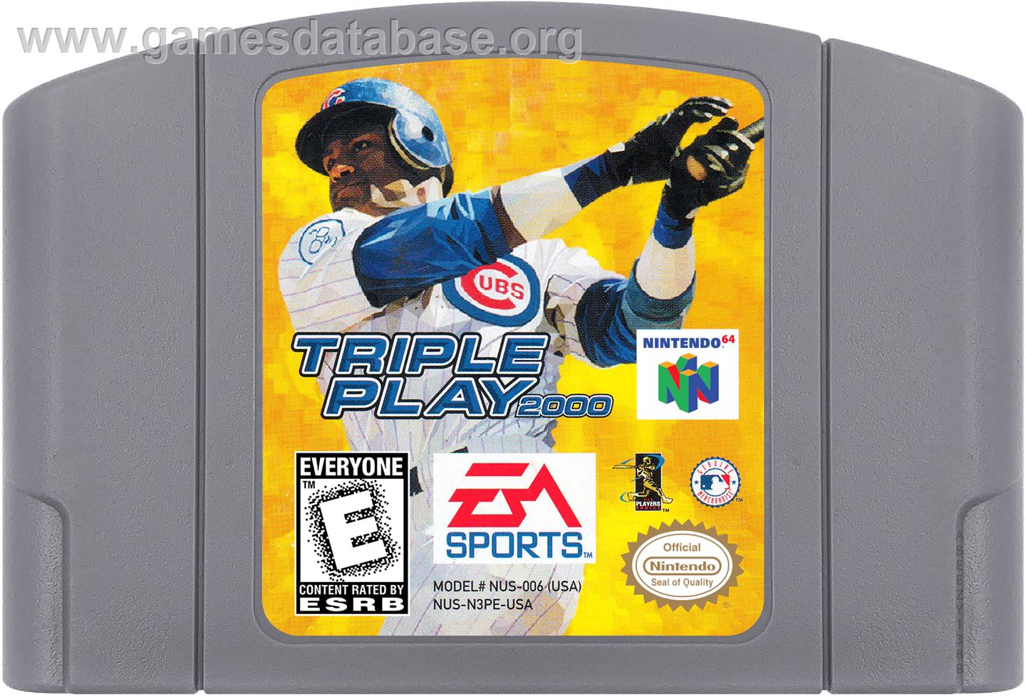 Triple Play 2000 - Nintendo N64 - Artwork - Cartridge