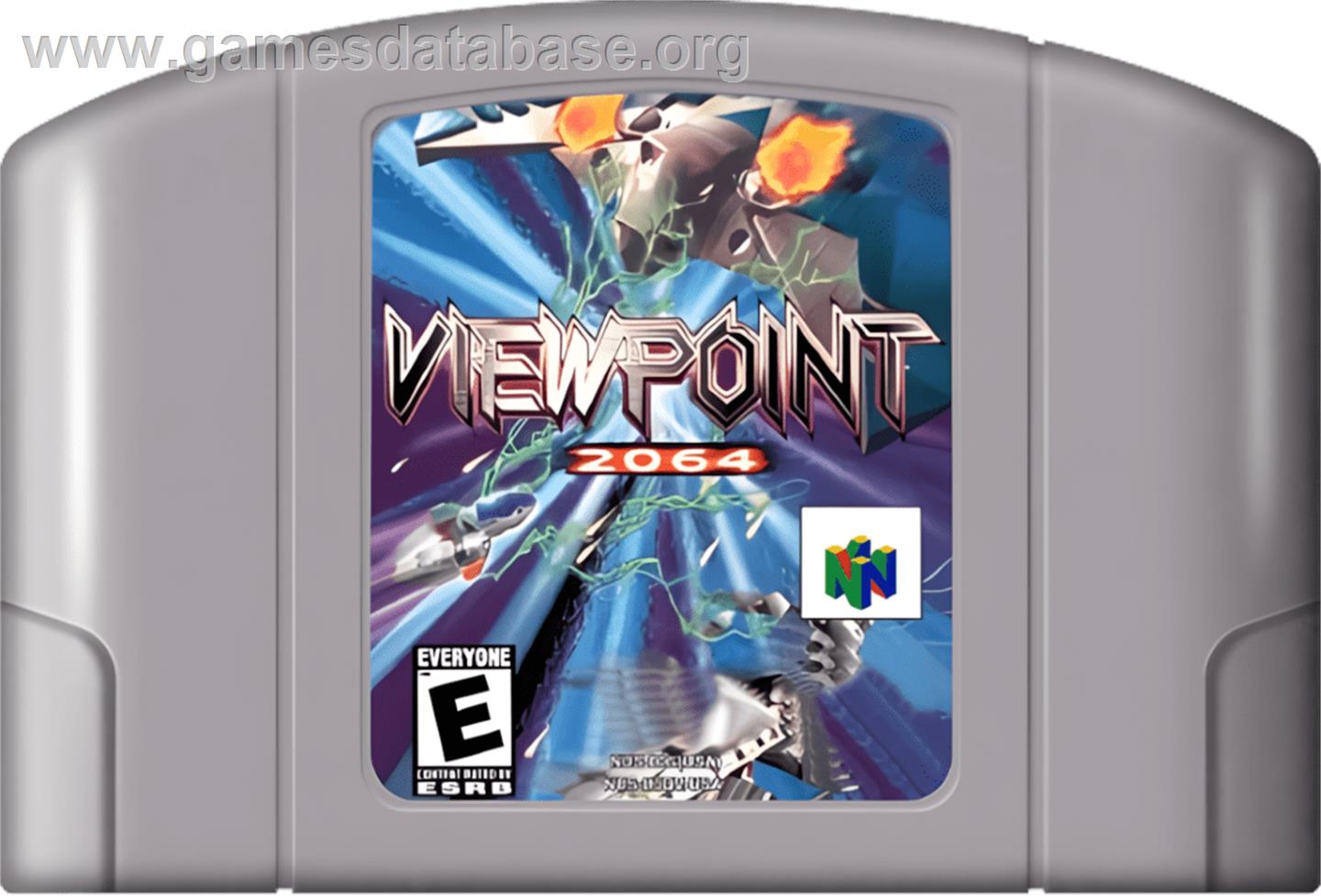 Viewpoint 2064 - Nintendo N64 - Artwork - Cartridge