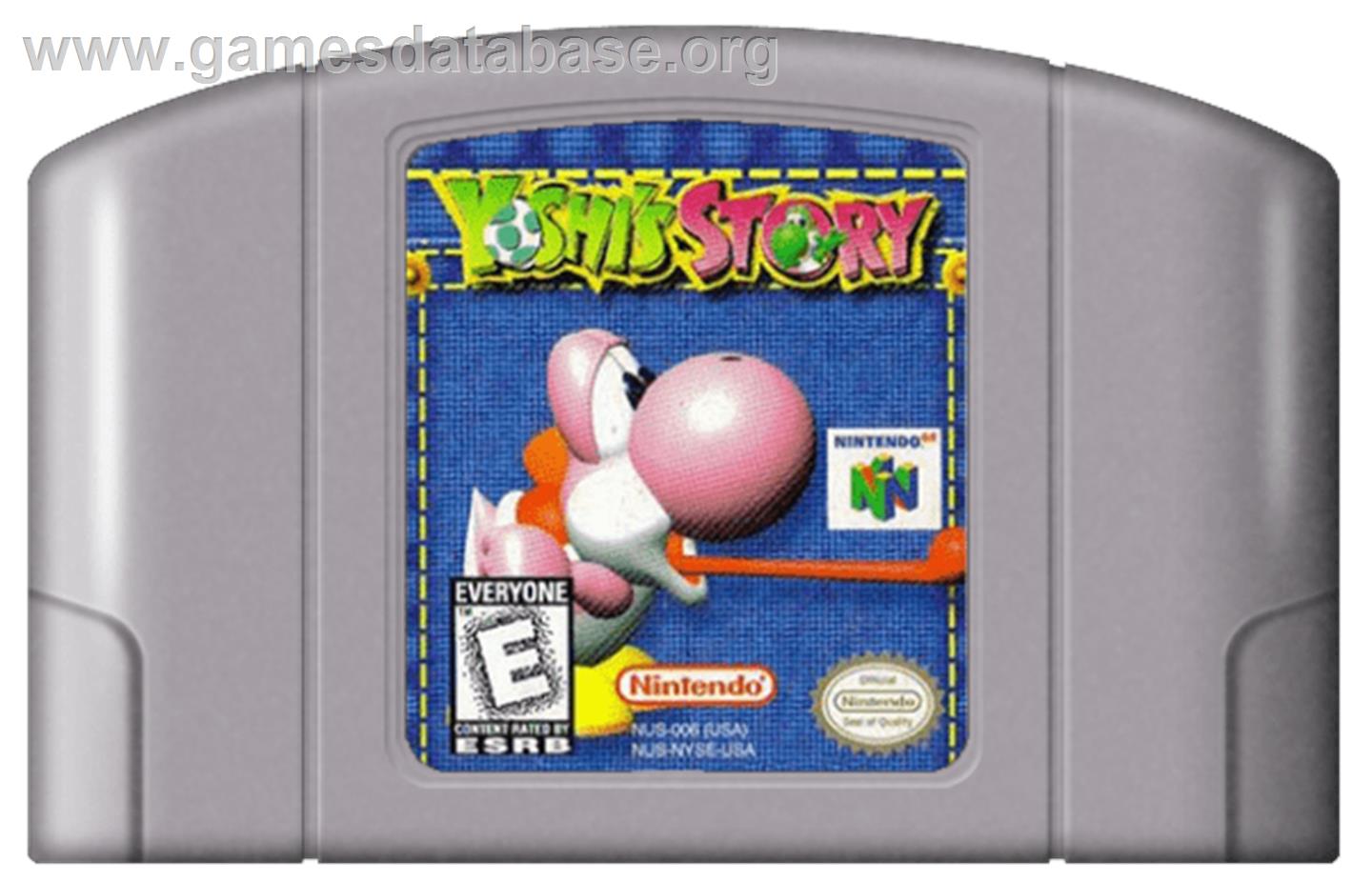 Yoshi's Story - Nintendo N64 - Artwork - Cartridge