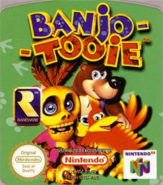 Top of cartridge artwork for Banjo-tooie on the Nintendo N64.