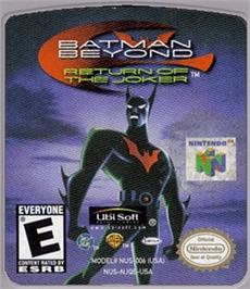 Top of cartridge artwork for Batman Beyond: Return of the Joker on the Nintendo N64.