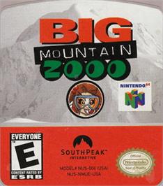 Top of cartridge artwork for Big Mountain 2000 on the Nintendo N64.