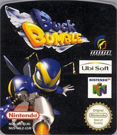 Top of cartridge artwork for Buck Bumble on the Nintendo N64.