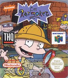 Top of cartridge artwork for Razmoket: La Chasse Aux Tresors on the Nintendo N64.