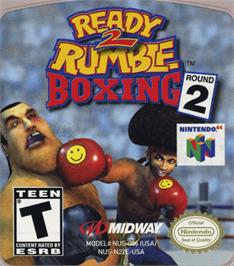 Top of cartridge artwork for Ready 2 Rumble Boxing - Round 2 on the Nintendo N64.
