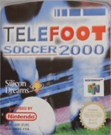 Top of cartridge artwork for Telefoot Soccer 2000 on the Nintendo N64.