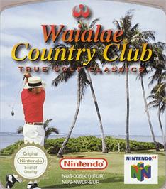 Top of cartridge artwork for Waialae Country Club - True Golf Classics on the Nintendo N64.