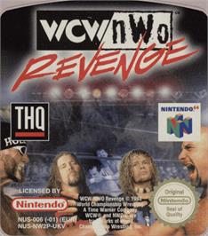 Top of cartridge artwork for Wcw-nwo Revenge on the Nintendo N64.