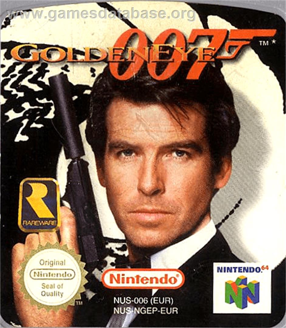 007: Golden Eye - Nintendo N64 - Artwork - Cartridge Top