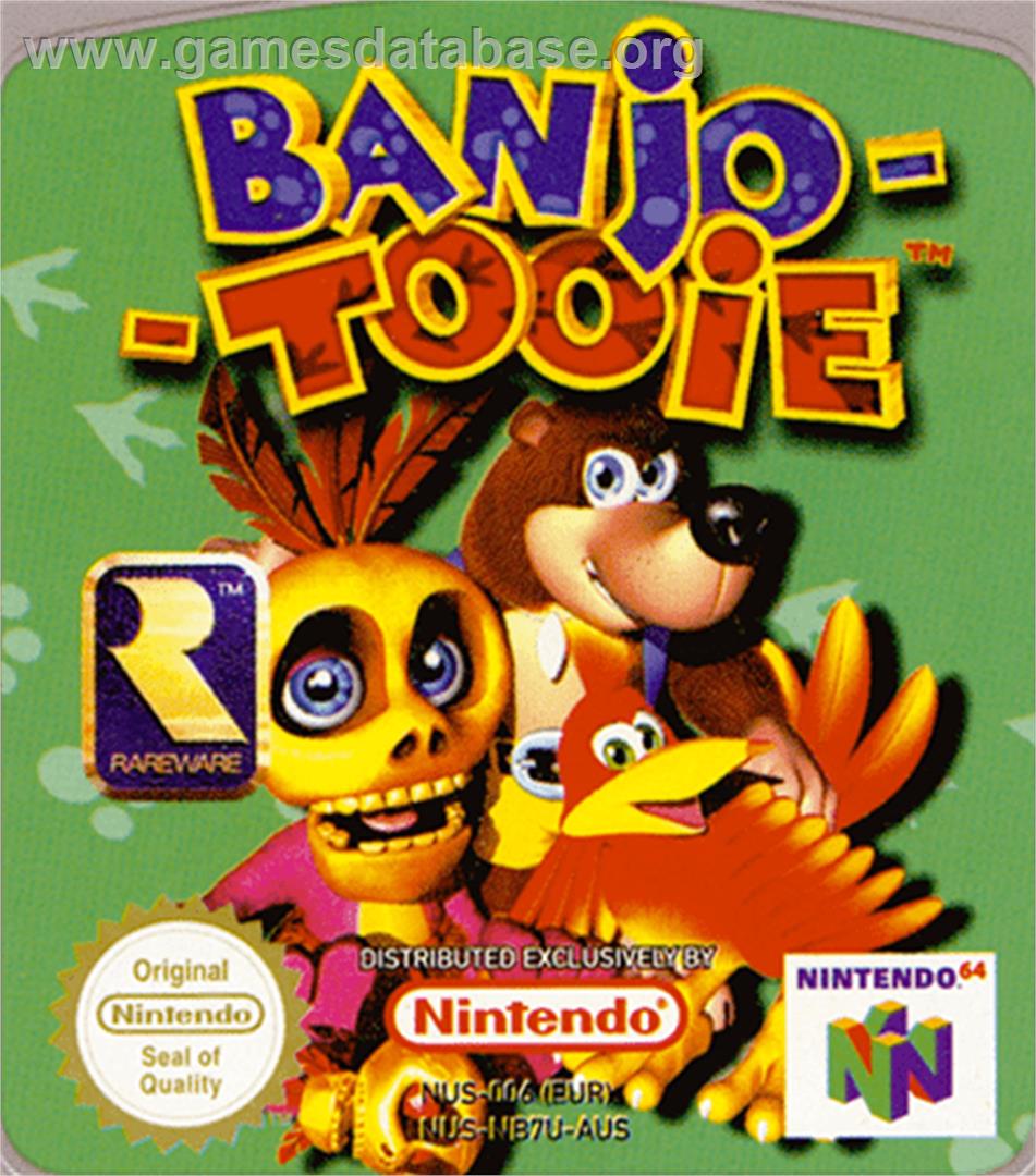 Banjo-Tooie - Nintendo N64 - Artwork - Cartridge Top