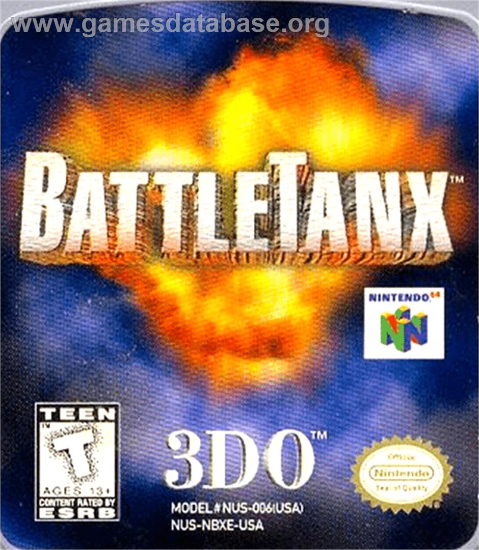 BattleTanx: Global Assault - Nintendo N64 - Artwork - Cartridge Top