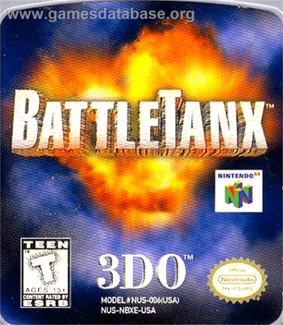 Battletanx - Nintendo N64 - Artwork - Cartridge Top