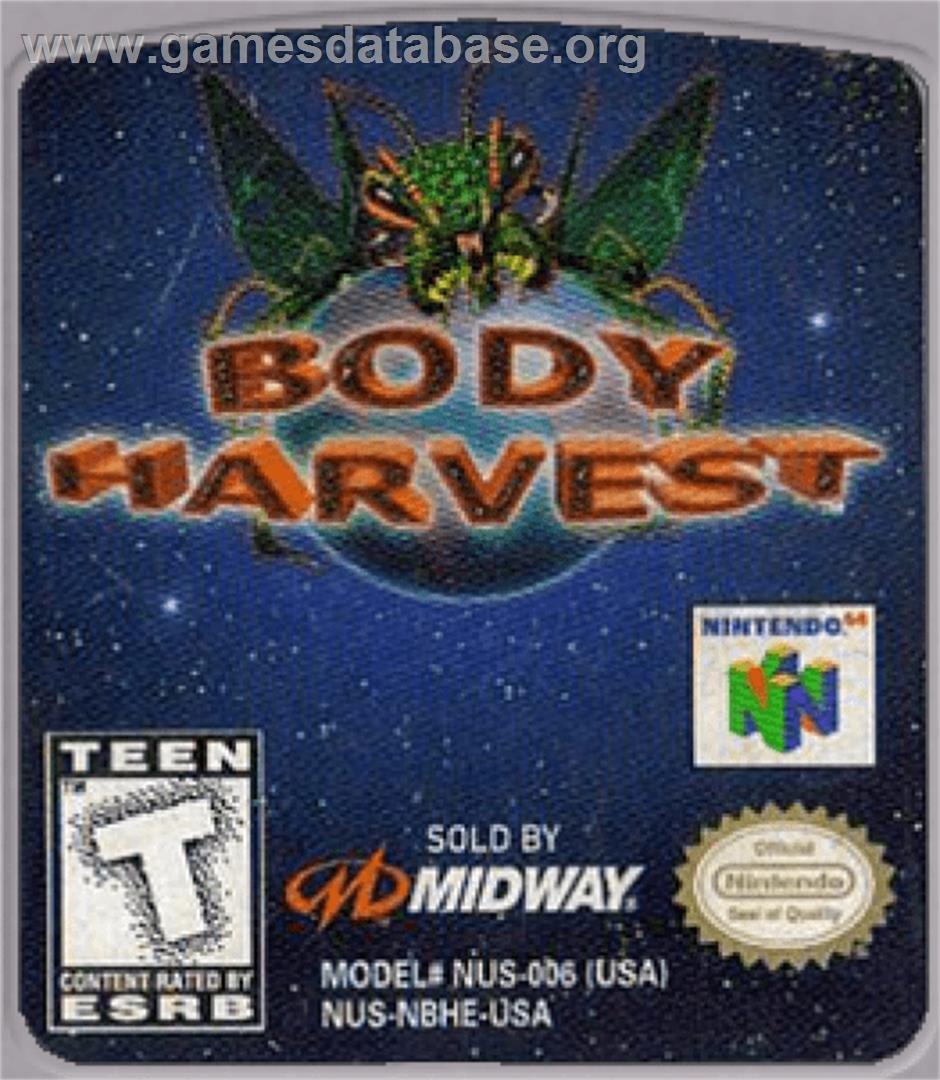 Body Harvest - Nintendo N64 - Artwork - Cartridge Top